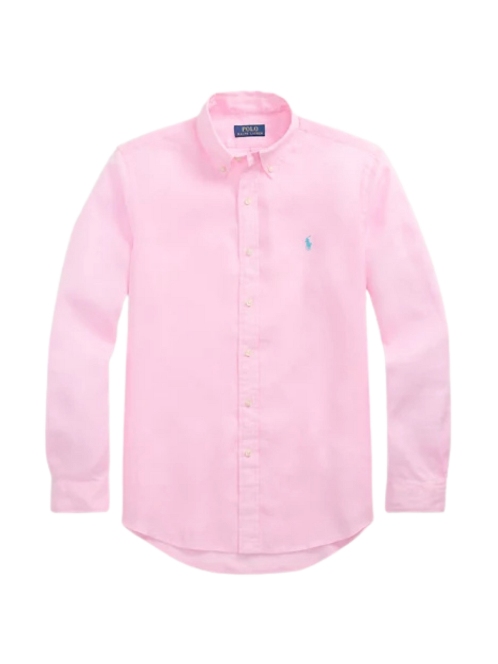 Camisa POLO RALPH LAUREN Lino Custom Slim Pink