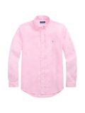 Camisa POLO RALPH LAUREN Lino Custom Slim Pink