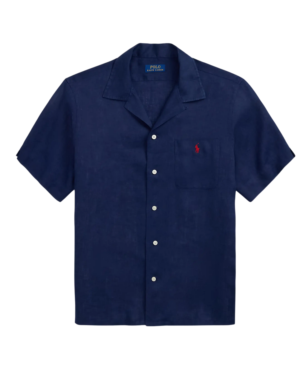 Camisa de Lino POLO RALPH LAUREN Classic Fit Azul Marino Newport