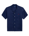 Camisa de Lino POLO RALPH LAUREN Classic Fit Azul Marino Newport