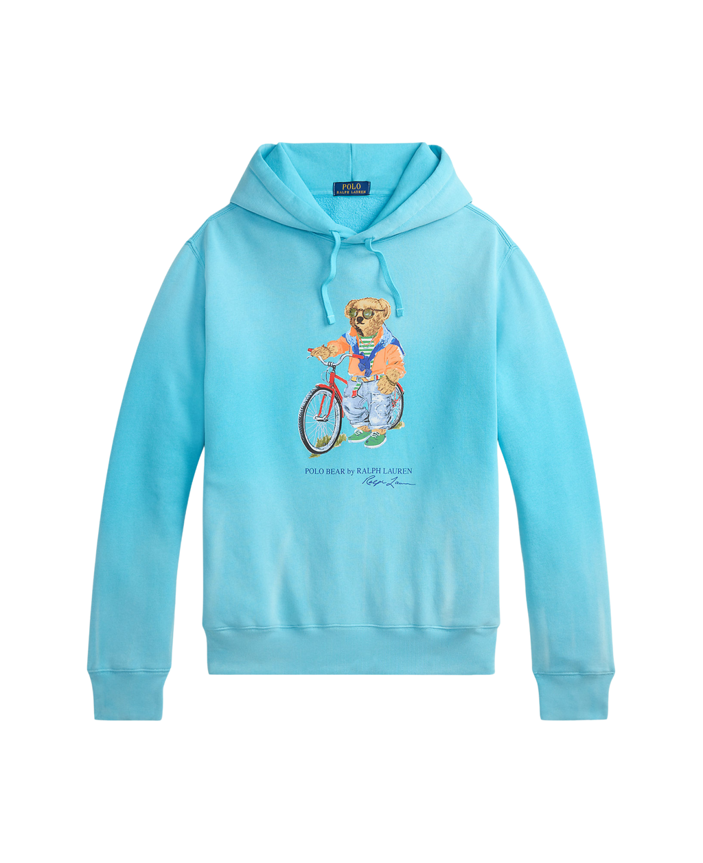 Sudadera POLO RALPH LAUREN Hoodie con Polo Bear Perfect Turquoise