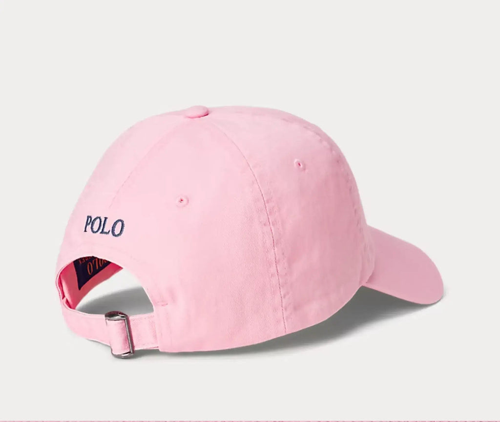 Gorra POLO RALPH LAUREN Rosa con Visera de Tela de Algodón