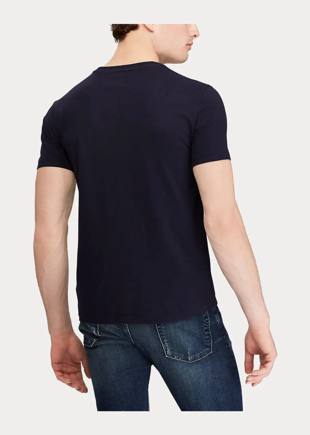 Camiseta POLO RALPH LAUREN de Punto Custom Slim Fit Navy