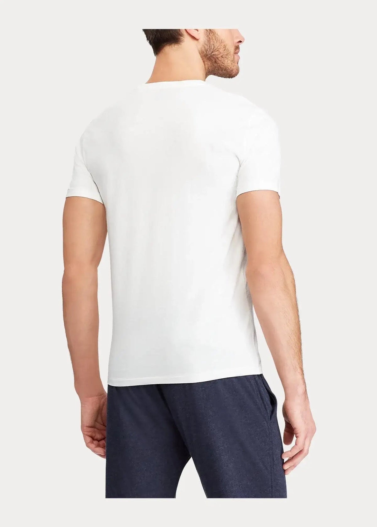 Camiseta POLO RALPH LAUREN de Punto Custom Slim Fit Blanca