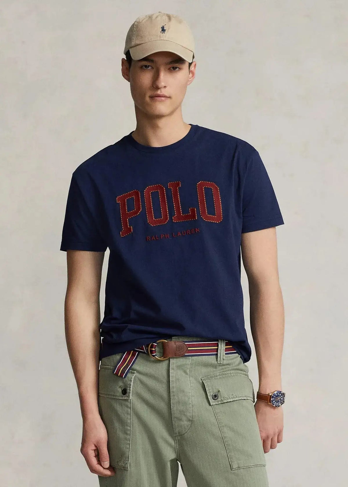 Camiseta Polo Ralph Lauren de punto jersey con logotipo Azul
