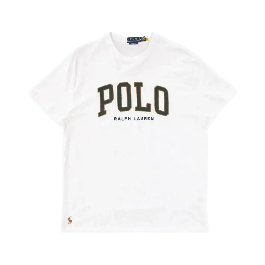 Camiseta Polo Ralph Lauren de punto jersey con logotipo Blanca