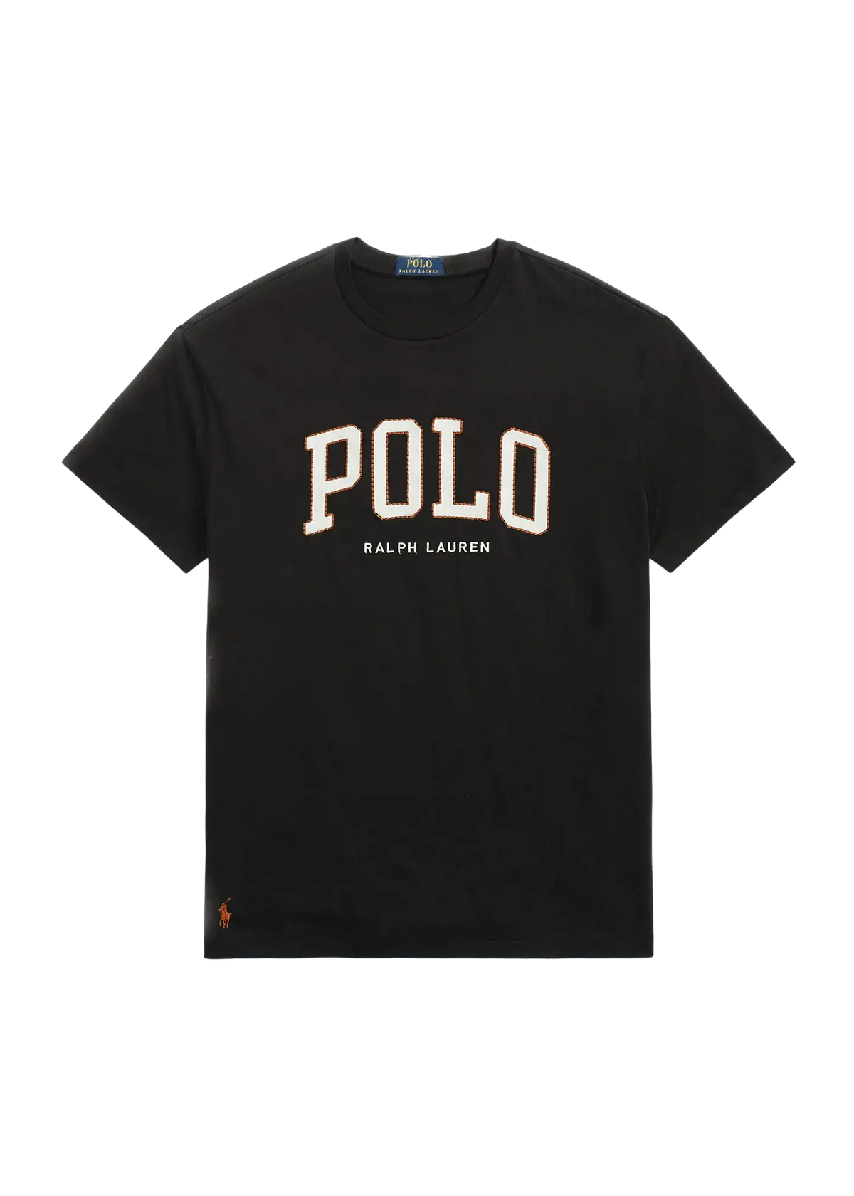 Camiseta Polo Ralph Lauren de punto jersey con logotipo Negra