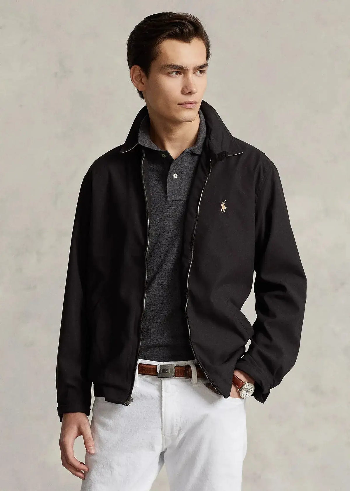 Chaqueta Polo Ralph Lauren con doble fuelle Negra