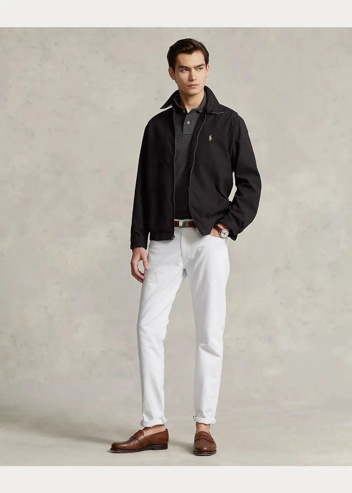 Chaqueta Polo Ralph Lauren con doble fuelle Negra