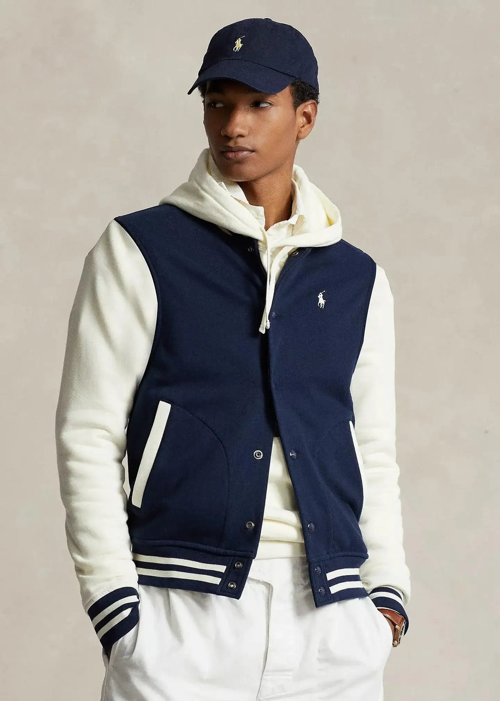 Chaqueta  Polo Ralph Lauren de béisbol de felpa
