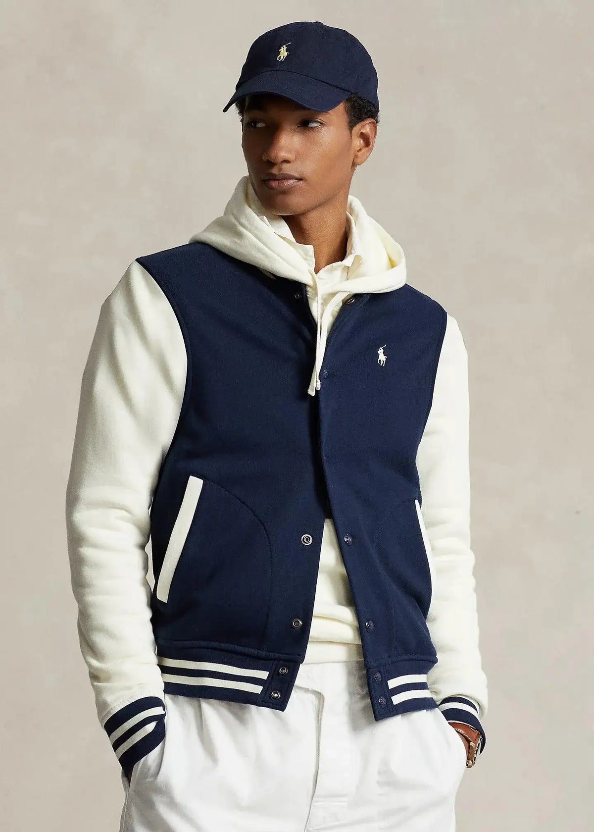 Chaqueta  Polo Ralph Lauren de béisbol de felpa