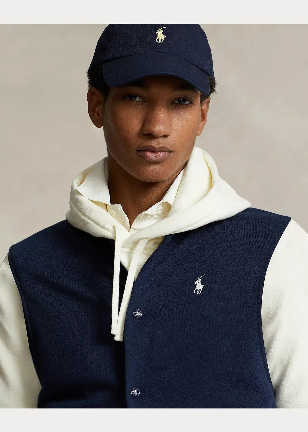 Chaqueta  Polo Ralph Lauren de béisbol de felpa