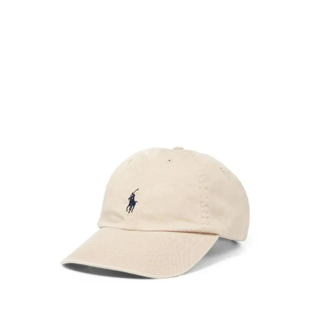 Gorra POLO RALPH LAUREN Beige con Visera de Tela de Algodón