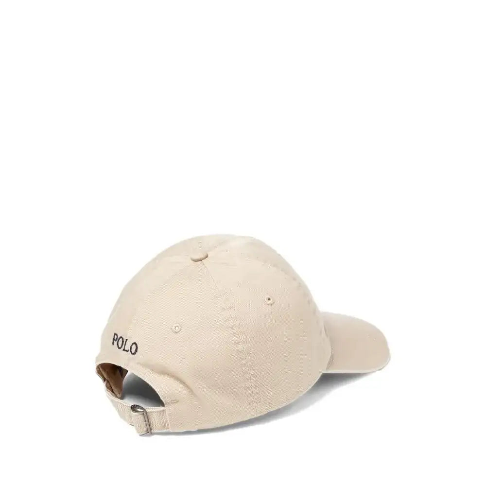 Gorra POLO RALPH LAUREN Beige con Visera de Tela de Algodón