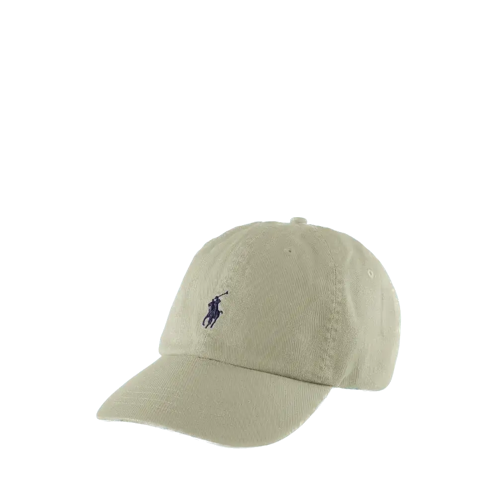 Gorra POLO RALPH LAUREN Beige con Visera de Tela de Algodón