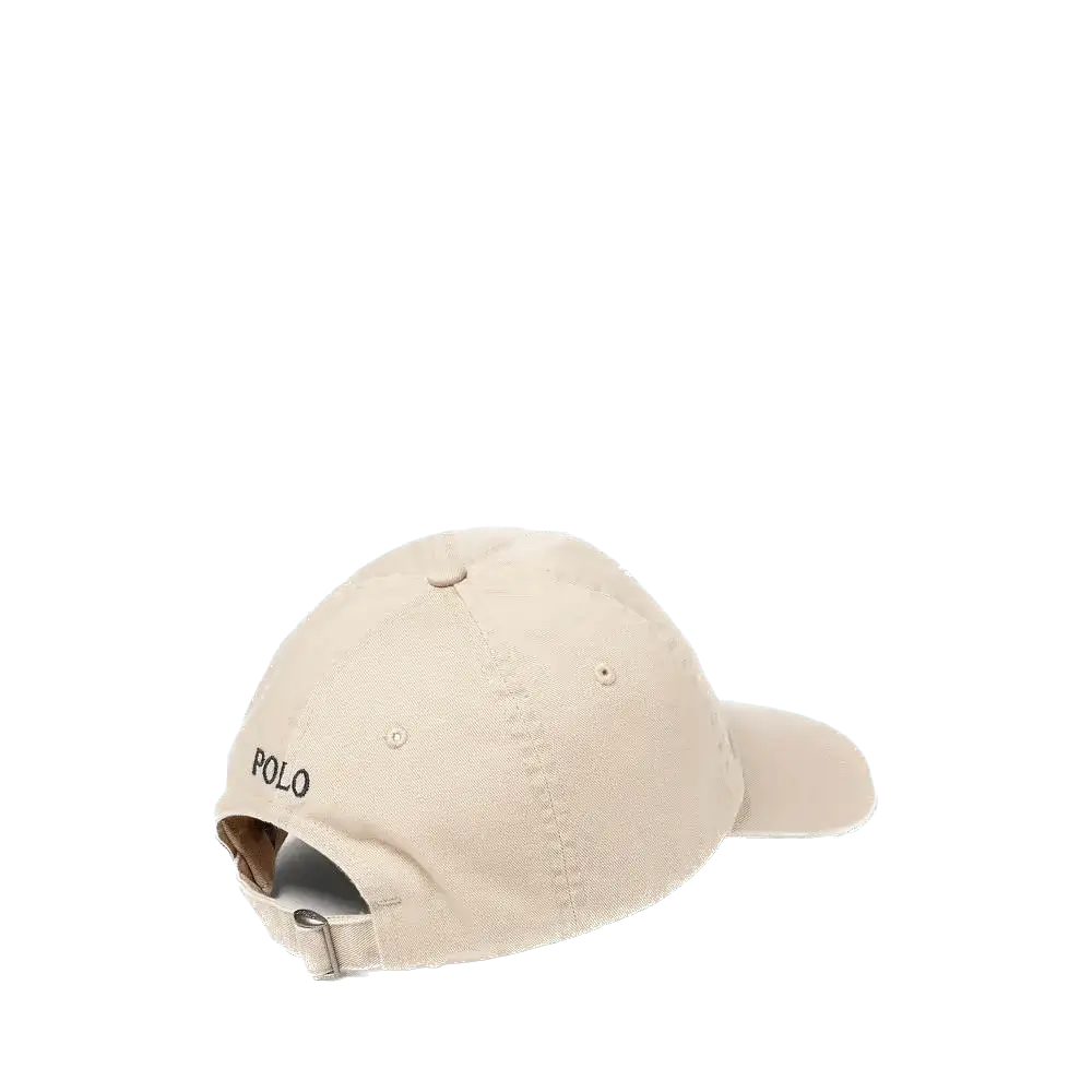 Gorra POLO RALPH LAUREN Beige con Visera de Tela de Algodón