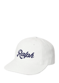 Gorra Polo Ralph Lauren de sarga con aplique Deckwash White