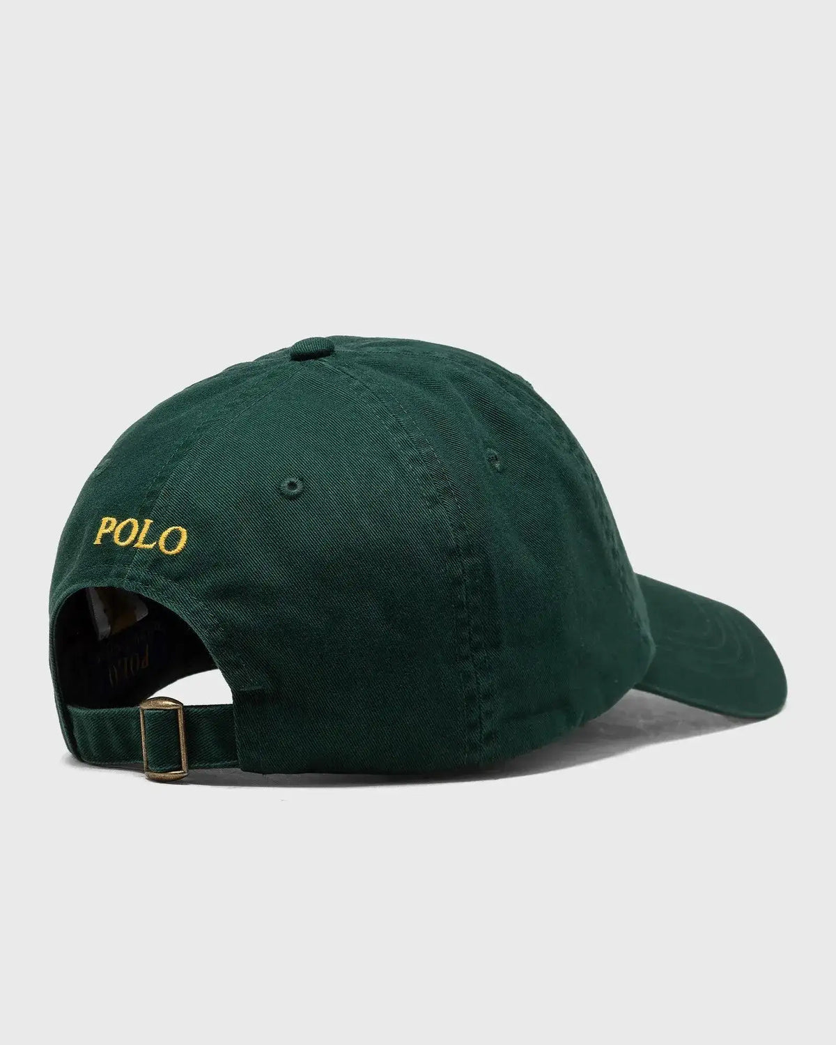 Gorra Polo Ralph Lauren Verde con Visera de Tela de Algodón