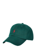 Gorra Polo Ralph Lauren Verde Universitario con Visera de Tela de Algodón