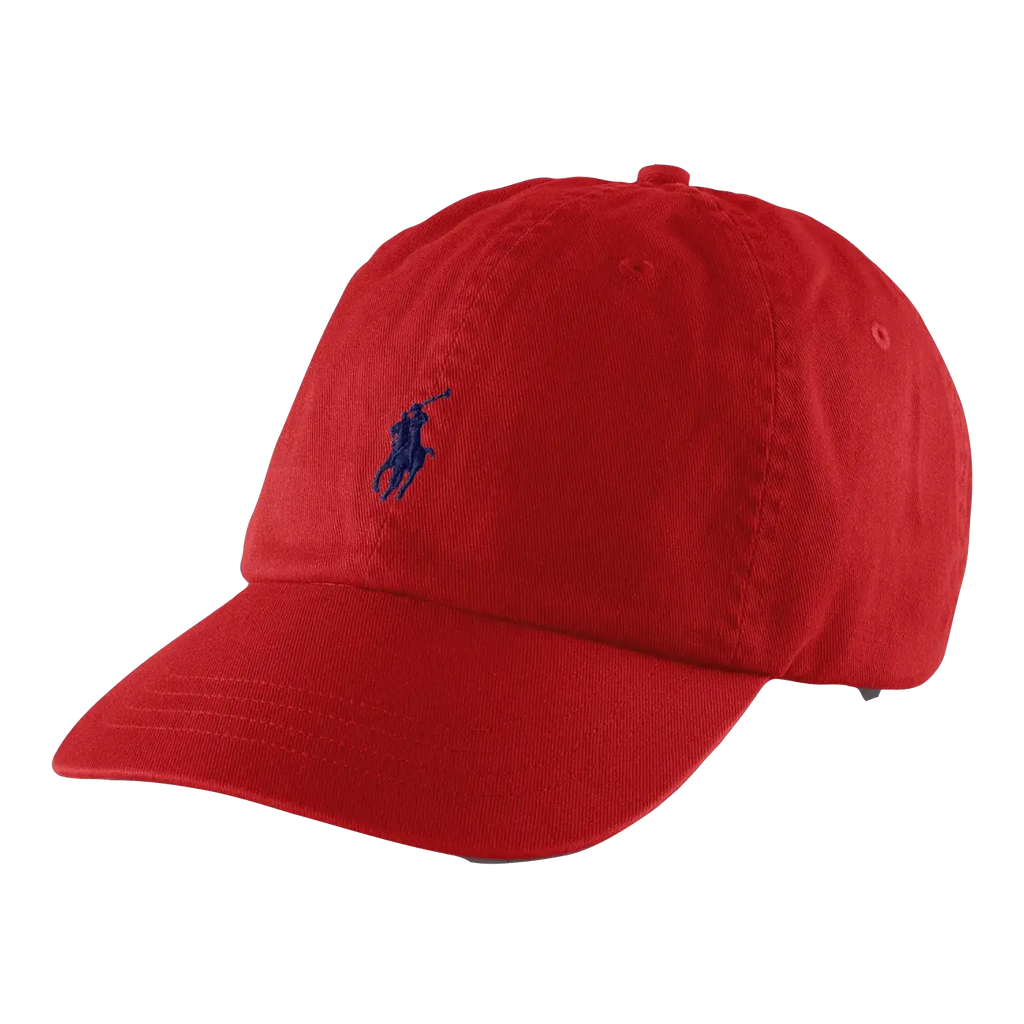 Gorra Ralph Lauren con visera de tela de chino de algodón