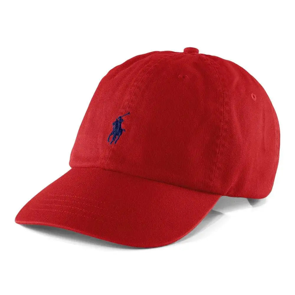 Gorra Ralph Lauren con visera de tela de chino de algodón