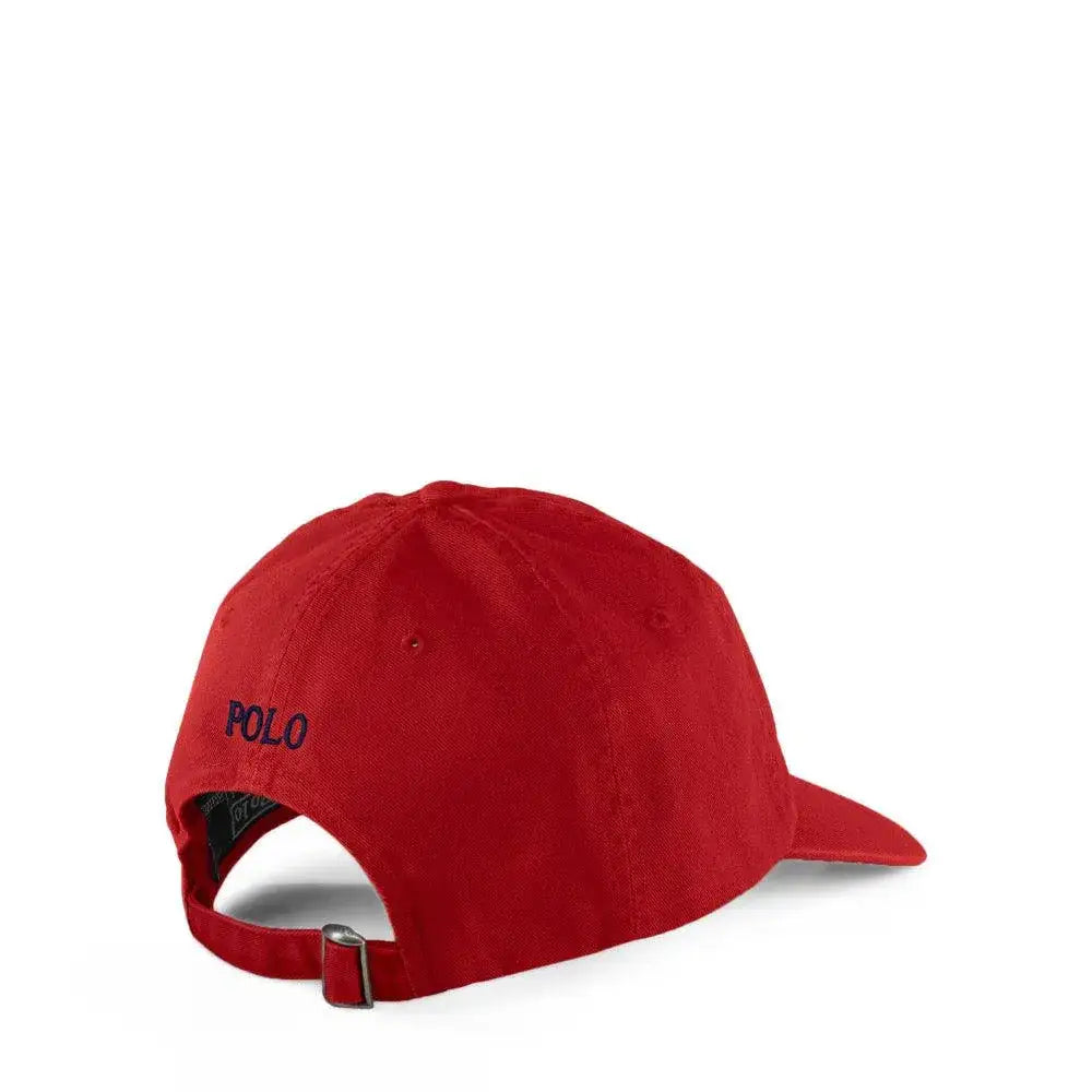 Gorra Ralph Lauren con visera de tela de chino de algodón