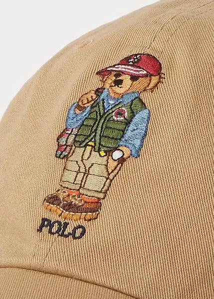 Gorra Ralph Lauren de sarga con Polo Bear