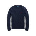 Jersey Polo Ralph Lauren de algodón de punto de ochos azul