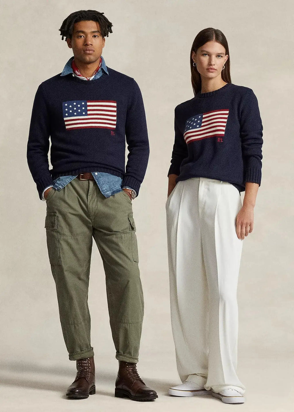 Jersey Polo Ralph Lauren Icónico Jersey con Bandera