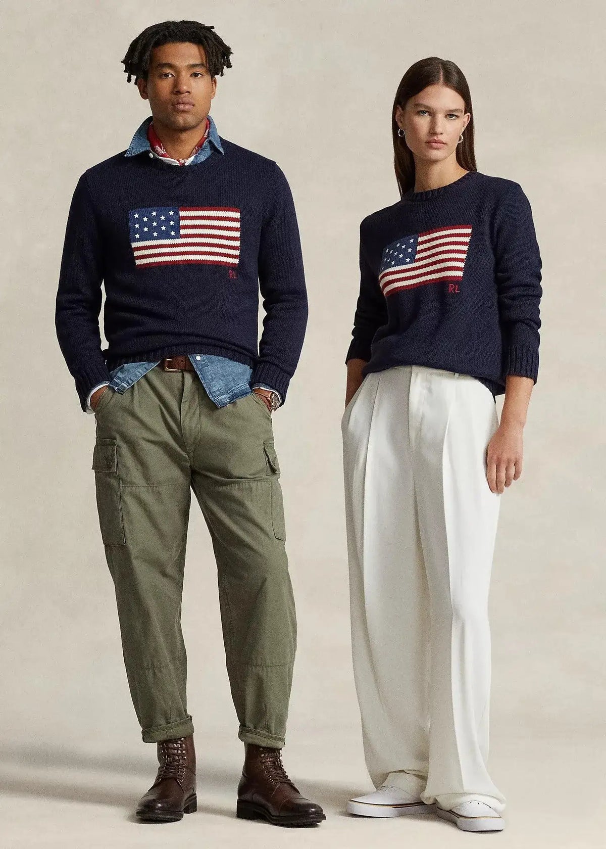 Jersey Polo Ralph Lauren Icónico Jersey con Bandera