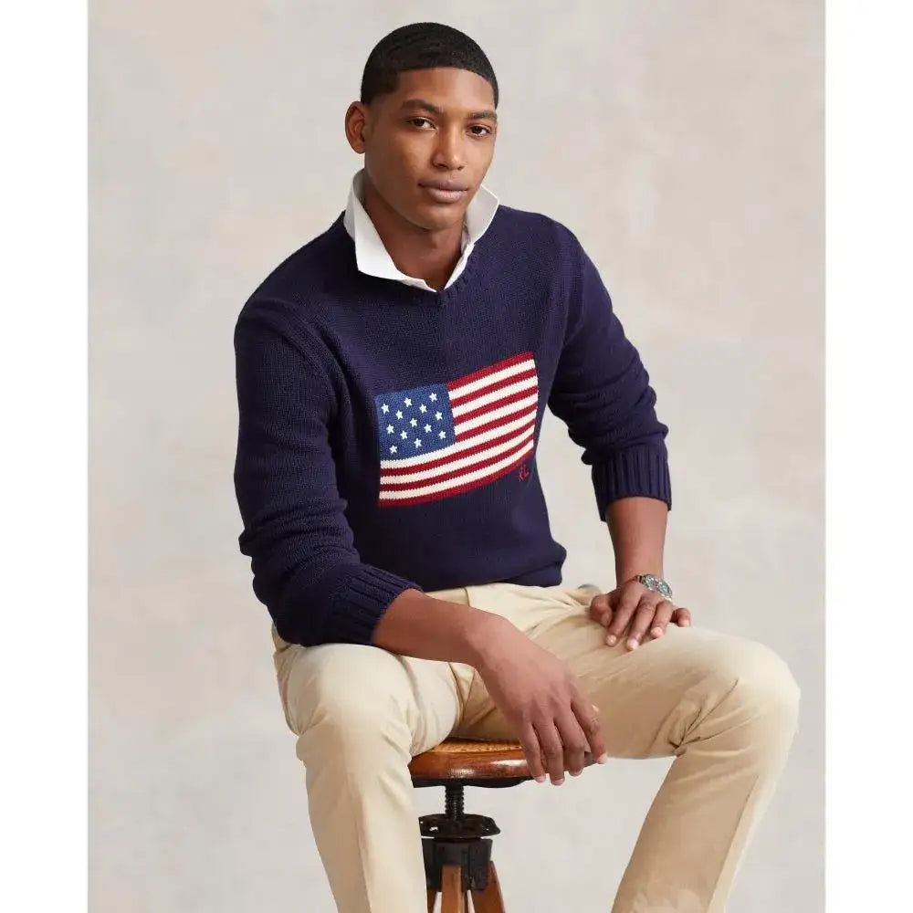 Jersey Polo Ralph Lauren Icónico Jersey con Bandera