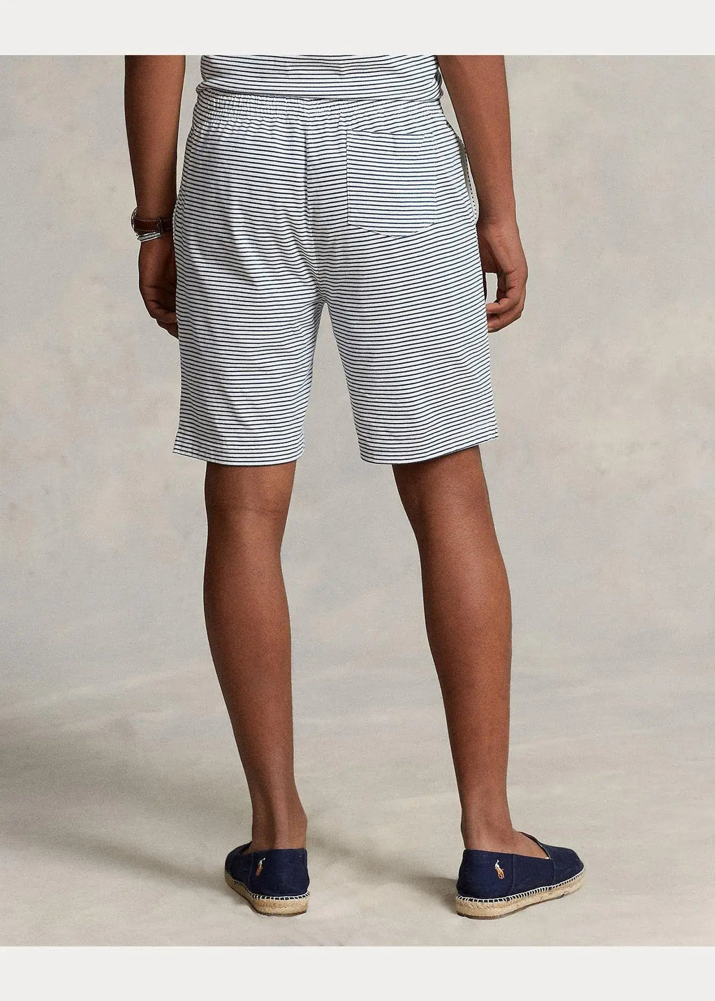Pantalón Ralph Lauren corto de punto con rayas