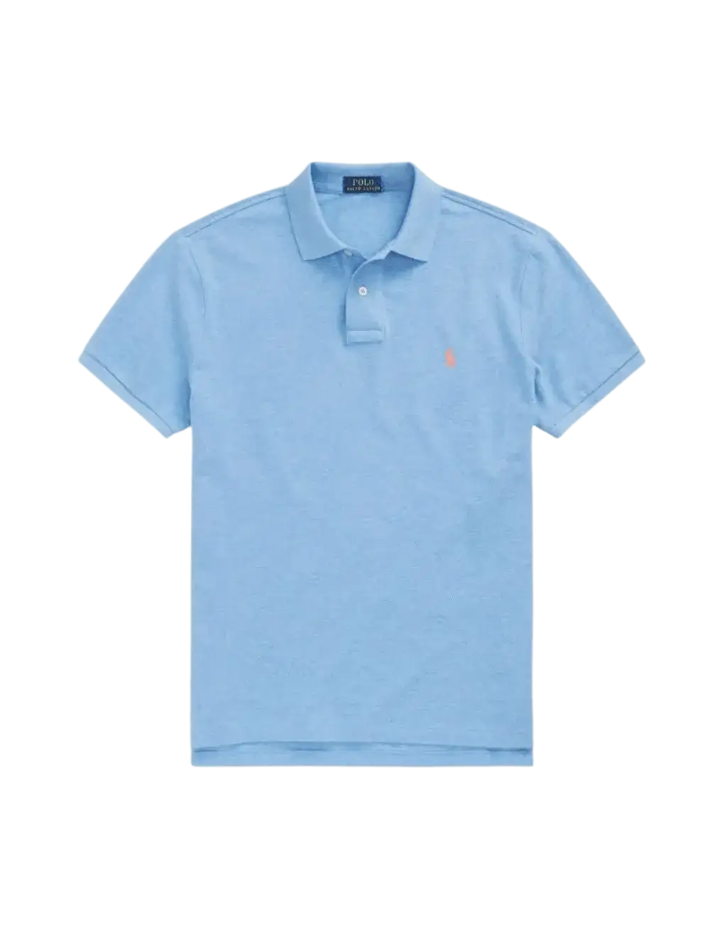 Polo de Hombre de Piqué Ralph Lauren Mesh Slim Fit Blue