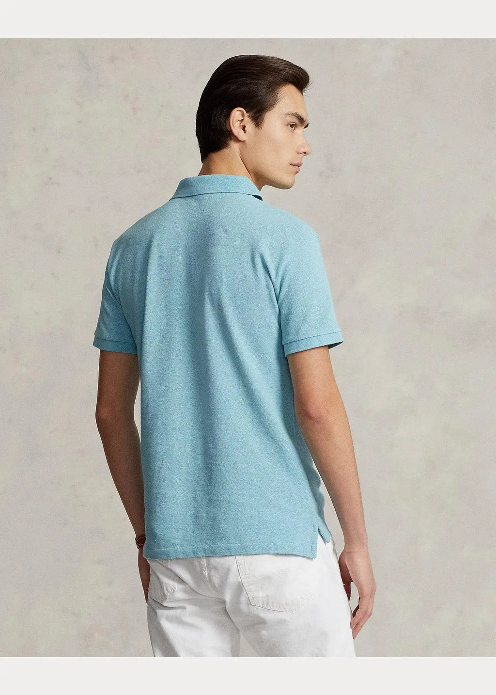 Polo de Hombre de Piqué Ralph Lauren Slim Fit Watchhill Blue Heather