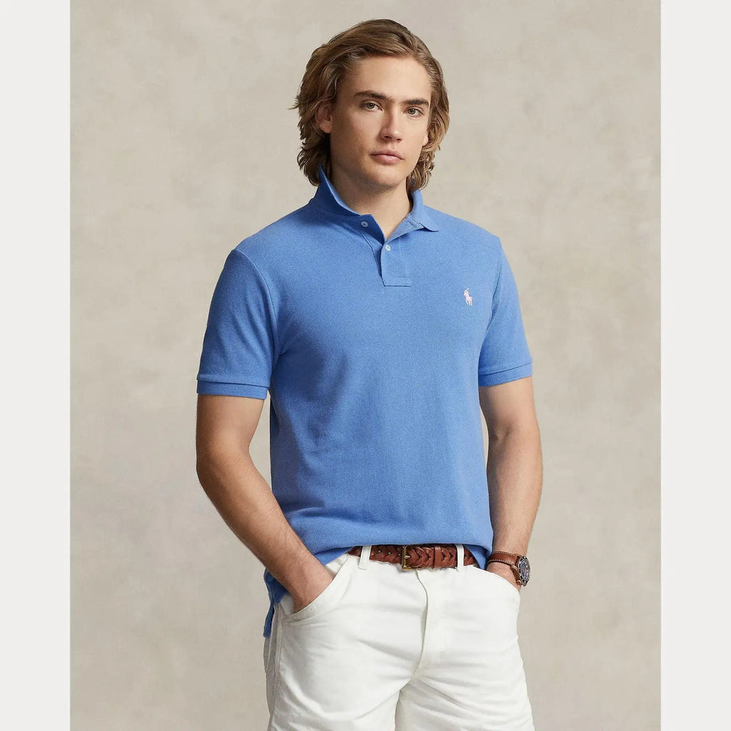 Polo de Hombre POLO RALPH LAUREN Slim Fit Mesh New England Blue