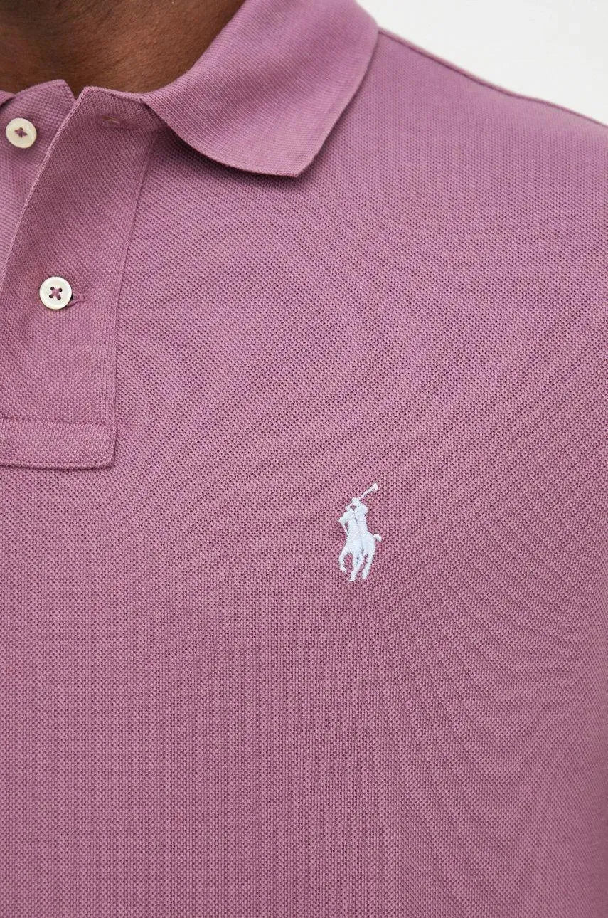 Polo de Ralph Lauren Piqué Custom Slim Fit