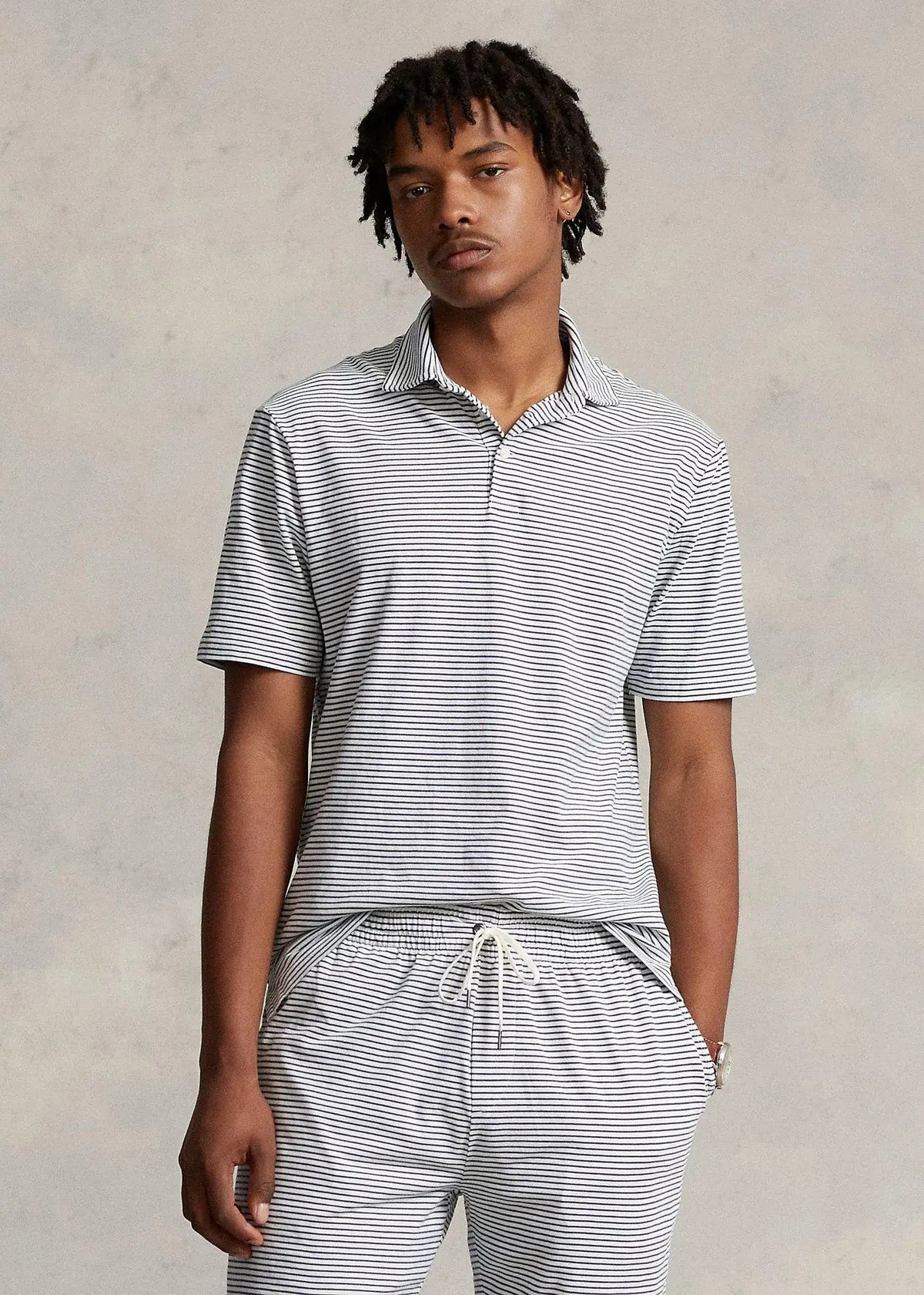 Polo Ralph Lauren de punto Classic Fit de rayas