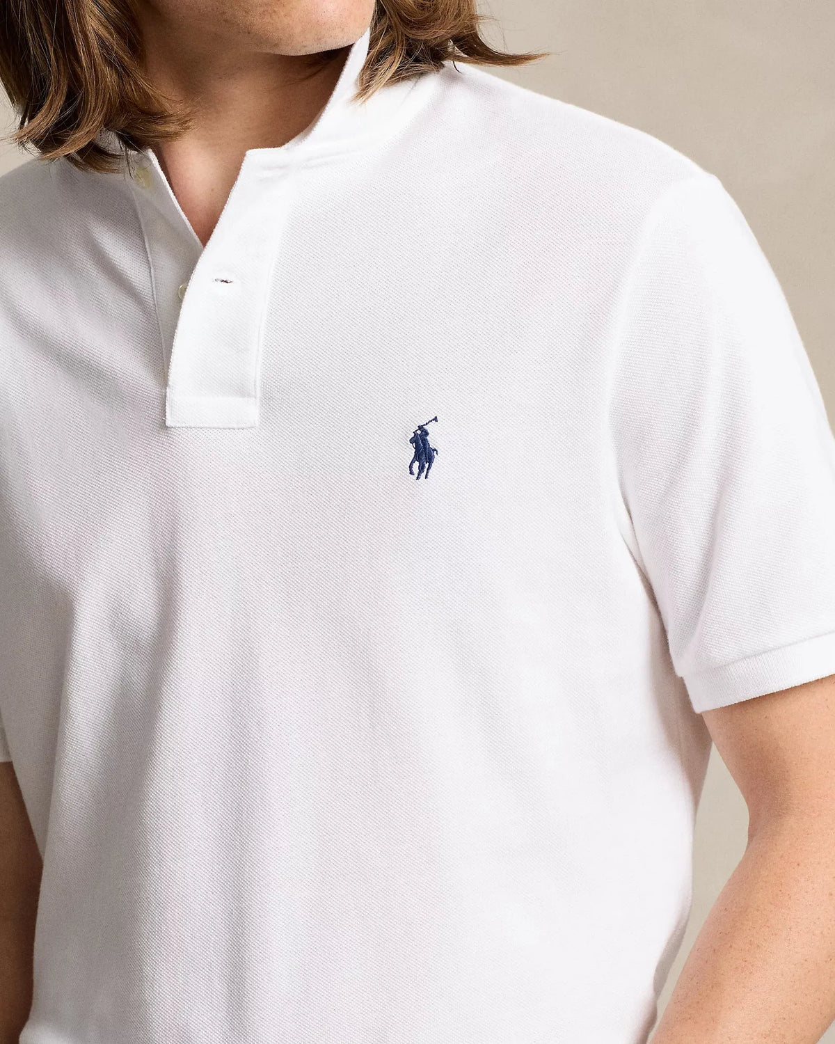 Polo POLO RALPH LAUREN el Icónico Polo de Piqué Blanco