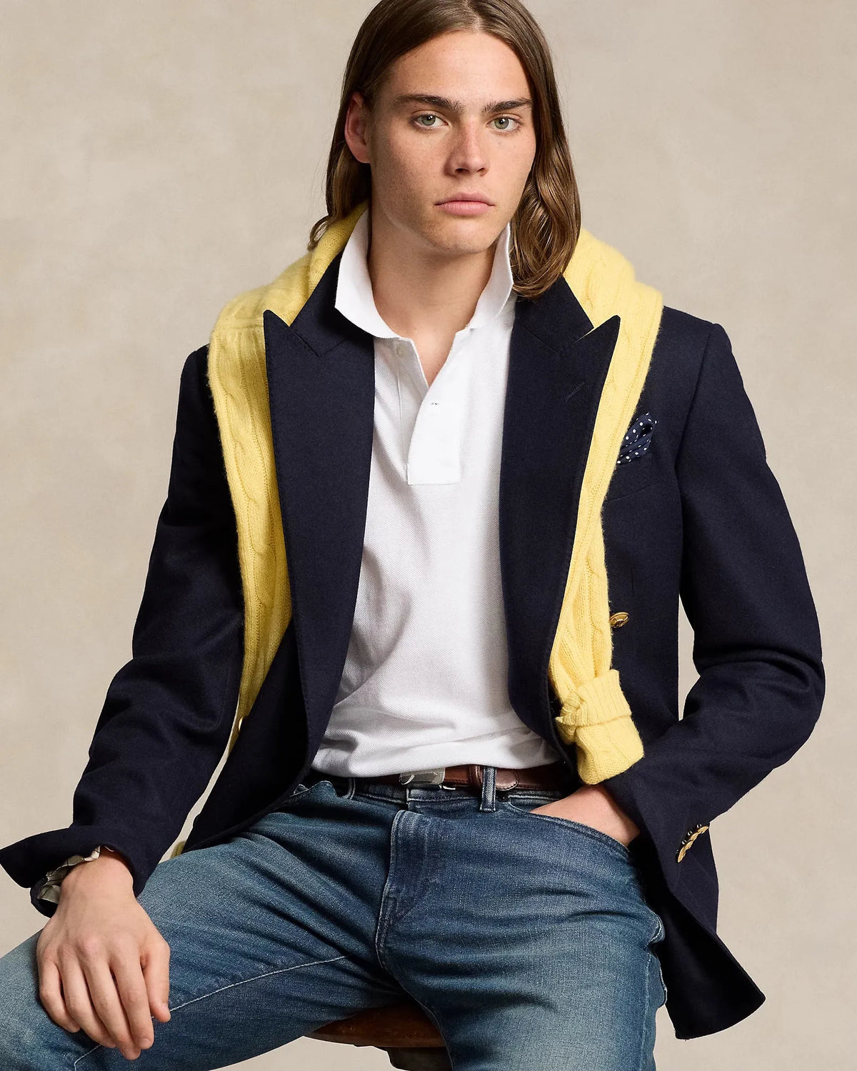 Polo POLO RALPH LAUREN el Icónico Polo de Piqué Blanco