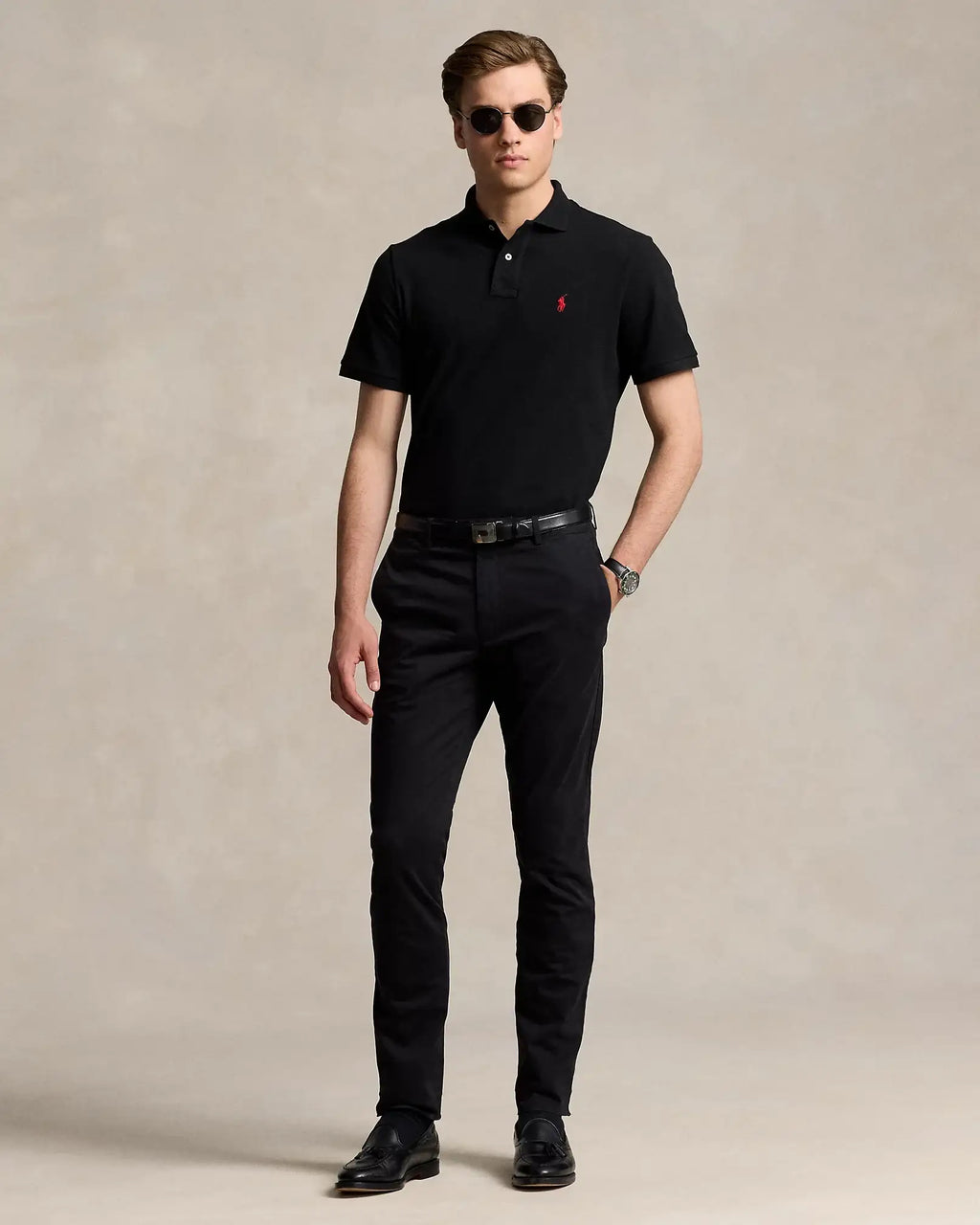 Polo POLO RALPH LAUREN el Icónico Polo de Piqué Negro