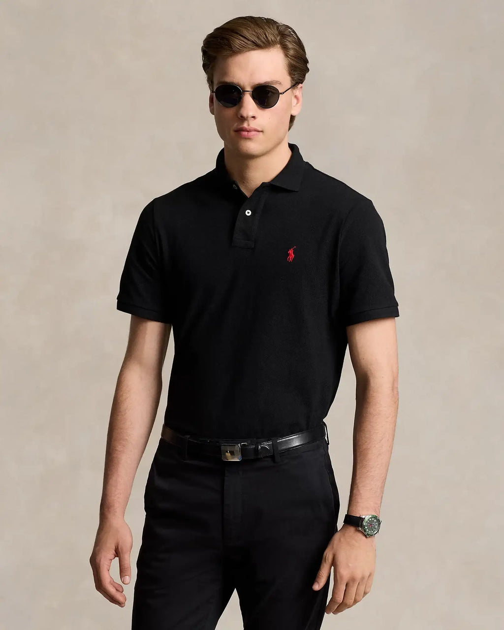 Polo POLO RALPH LAUREN el Icónico Polo de Piqué Negro
