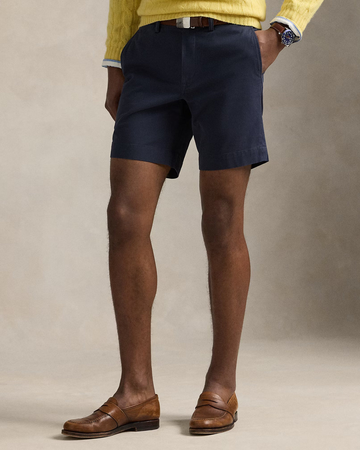Pantalón POLO RALPH LAUREN Corto Chino Elástico Nautical Ink