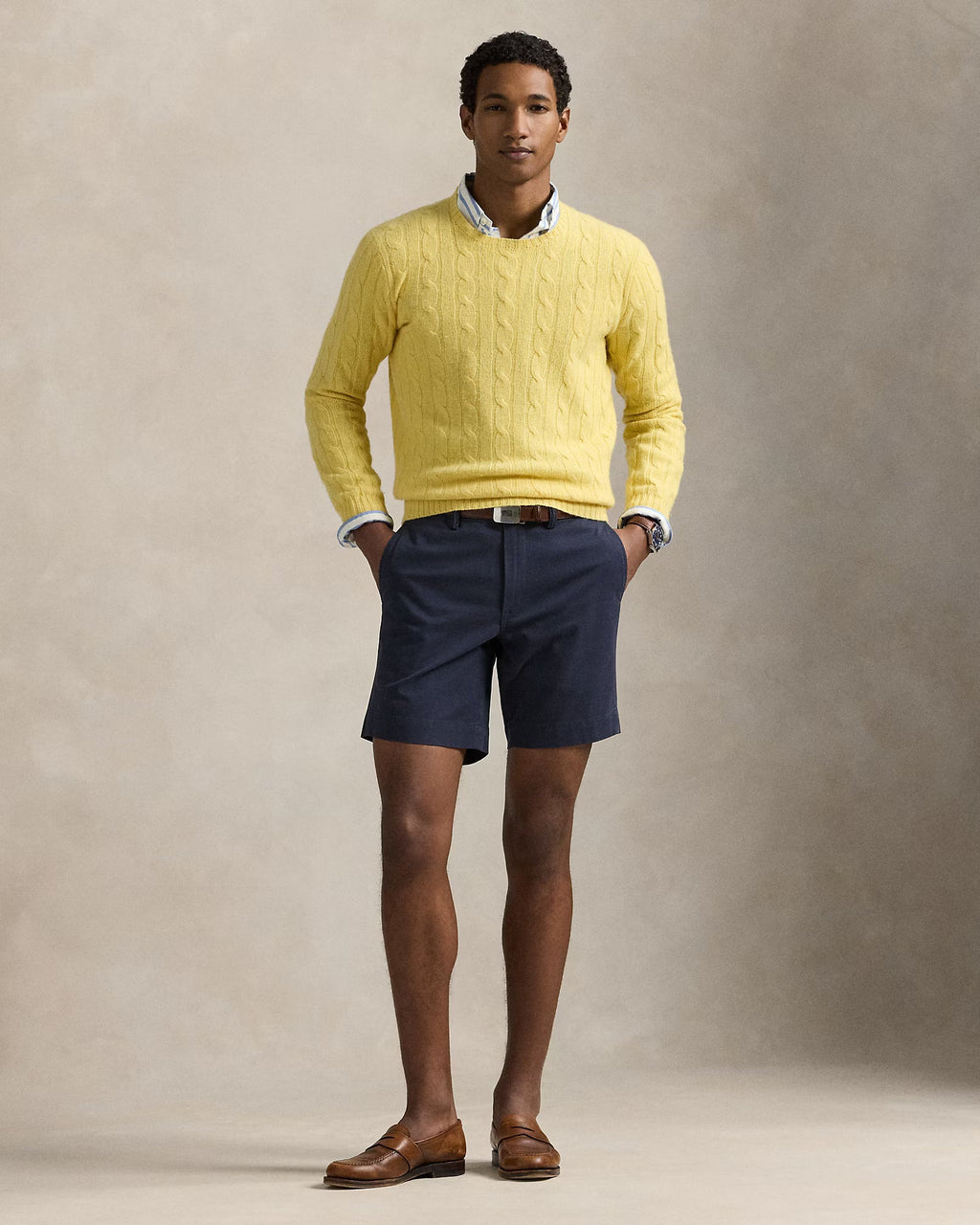 Pantalón POLO RALPH LAUREN Corto Chino Elástico Nautical Ink