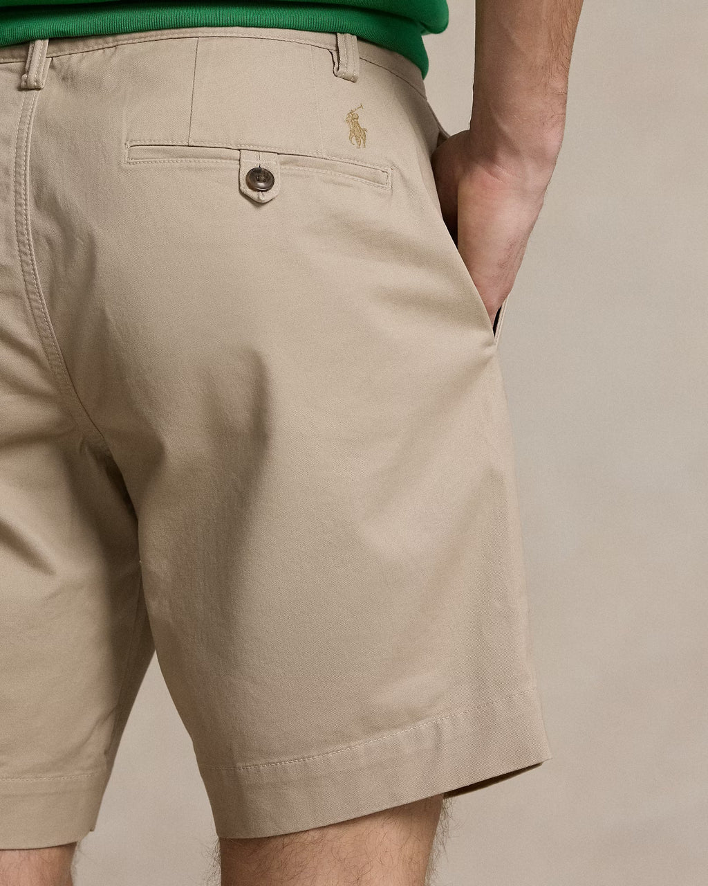 Pantalón POLO RALPH LAUREN Corto Chino Elástico Khaki Tan