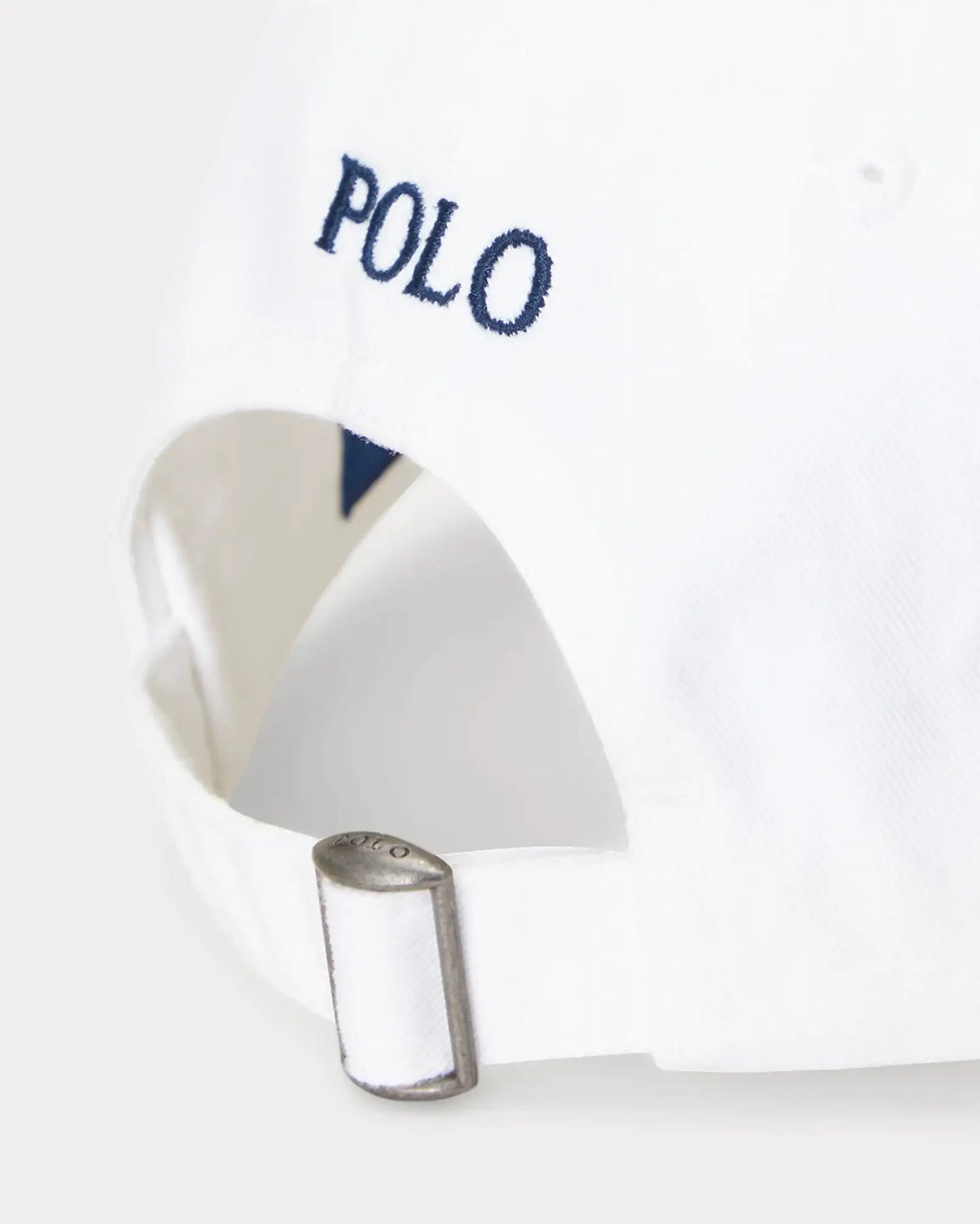 Gorra POLO RALPH LAUREN Blanco con Visera de Tela de Algodón