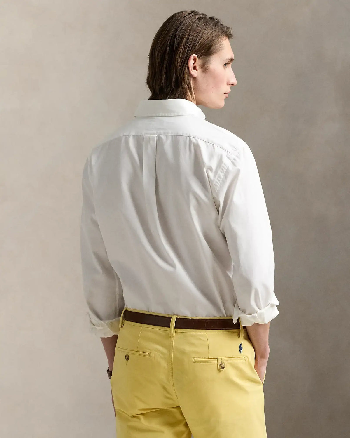 Camisa de Sarga POLO RALPH LAUREN Custom Fit Blanco