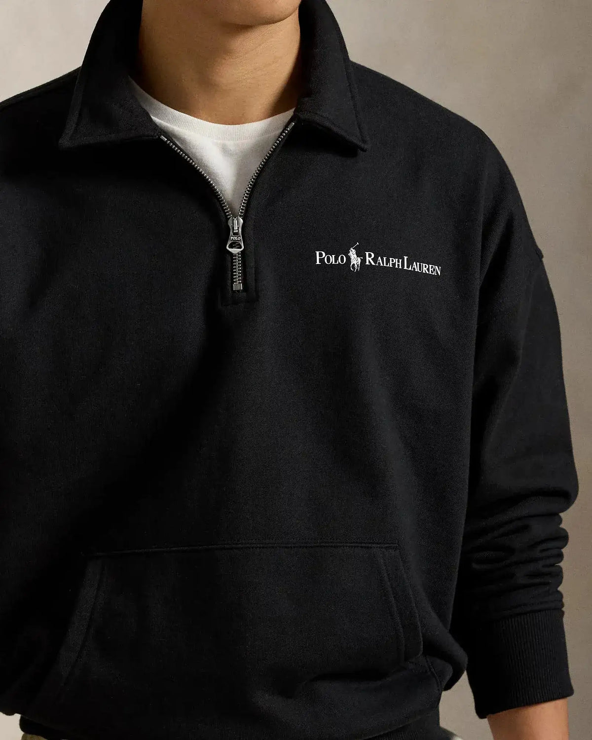 Sudadera POLO RALPH LAUREN con cuello abierto y logotipo