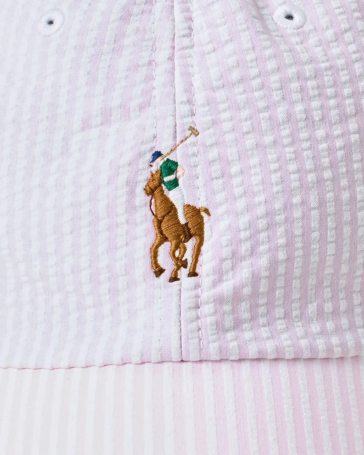 Gorra POLO RALPH LAUREN Seersucker Rosa