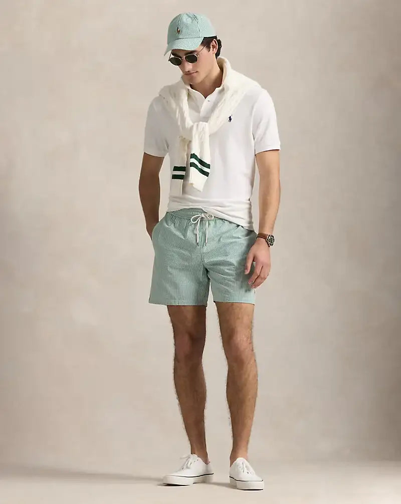 Bermuda POLO RALPH LAUREN Bañador Traveler Classic Fit Sirsaca Verde Raft