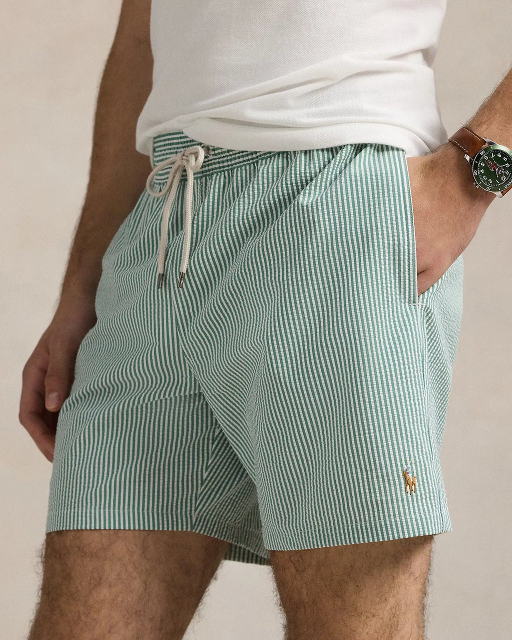 Bermuda POLO RALPH LAUREN Bañador Traveler Classic Fit Sirsaca Verde Raft